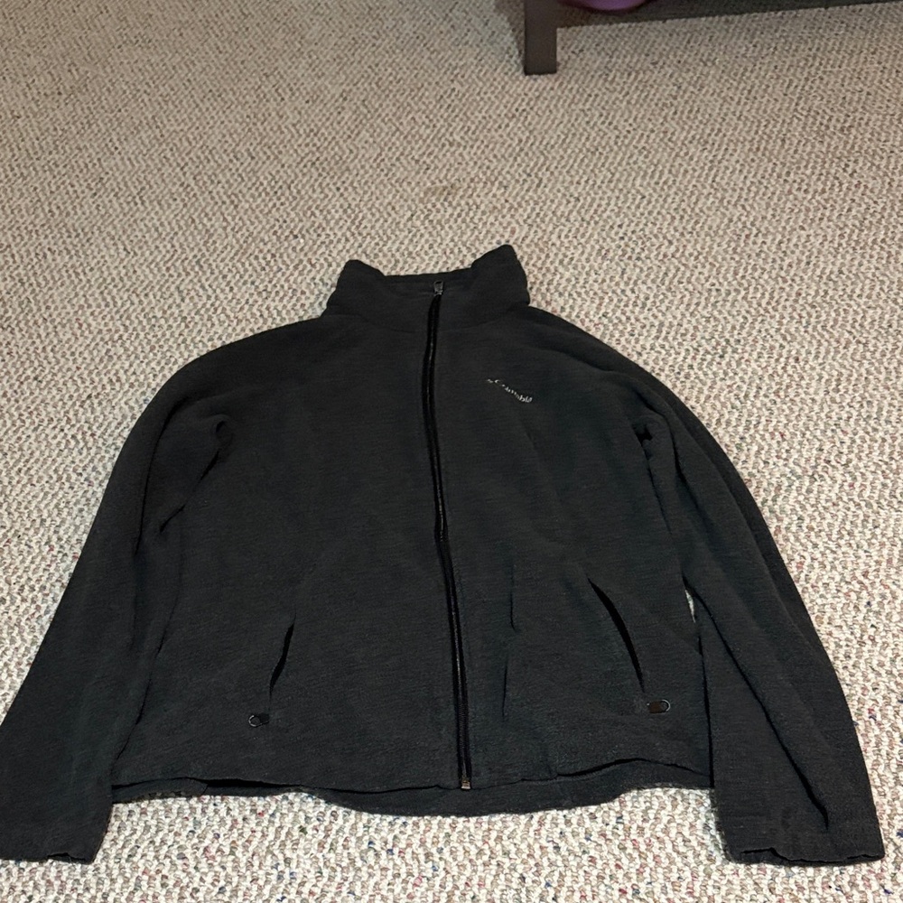 Columbia Black Full-Zip Fleece Jacket